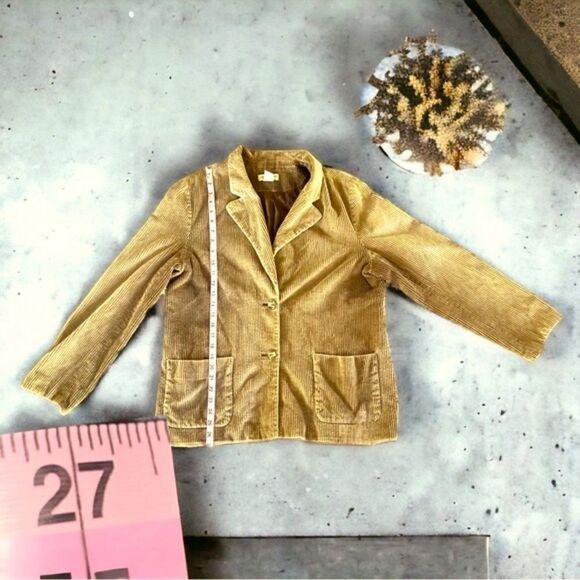 Limited Chino’s l Tan Corduroy Jacket, Blazer l 2 front pockets l 14 l EUC - Picture 6 of 13